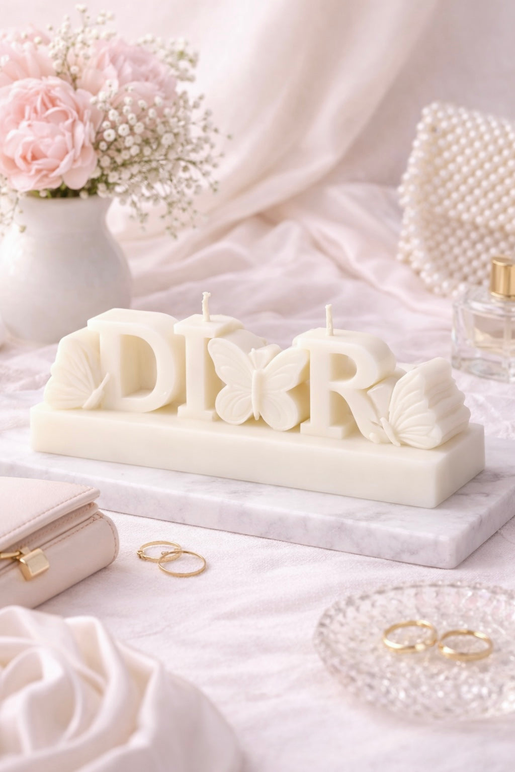 Designer Butterfly Decorative Candle