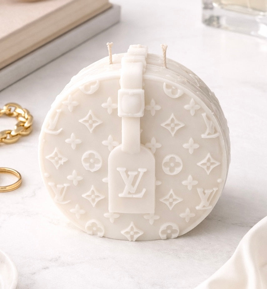 LV Round Handbag Decorative Candle